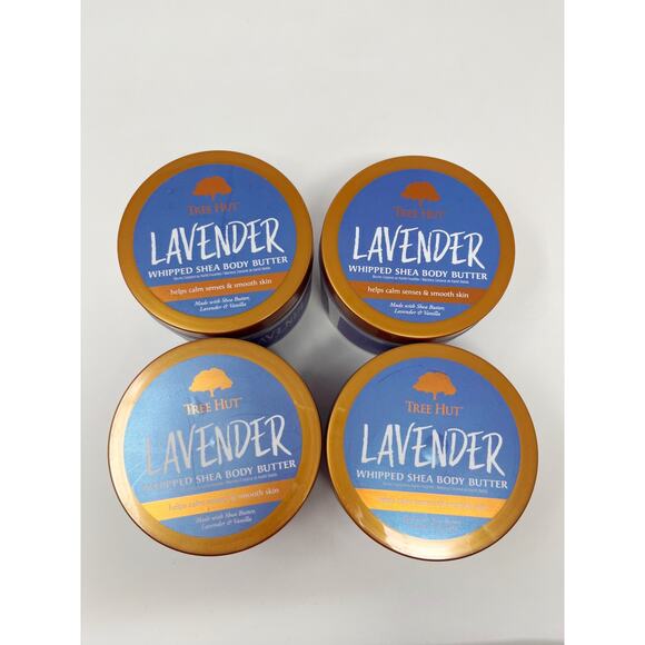 4x TREE HUT Lavender Whipped Shea Body Butter 8.4oz NEW Vanilla Calming - Picture 2 of 5